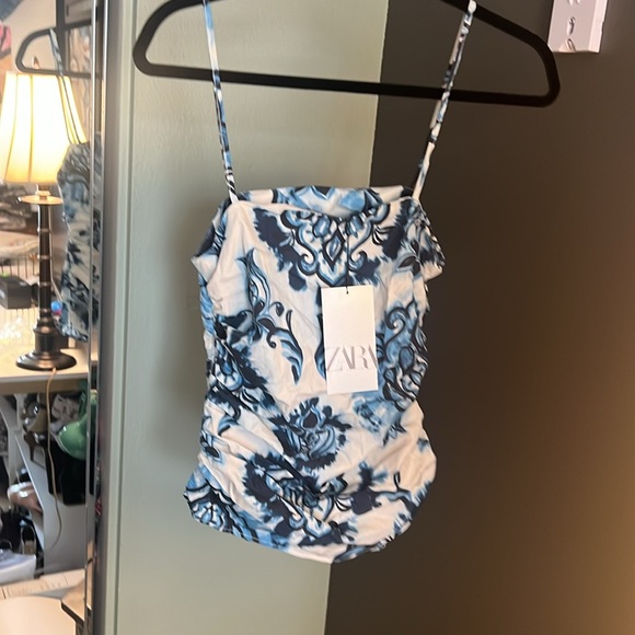 ๐ 1 hour sale. ZARA, paisley print top, XS - Picture 5 of 8